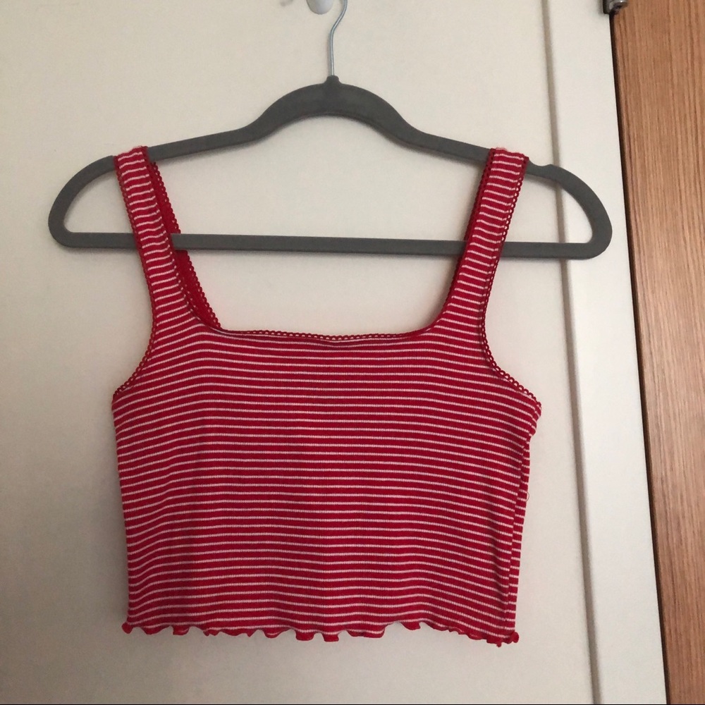 Square Neck Crop Tank